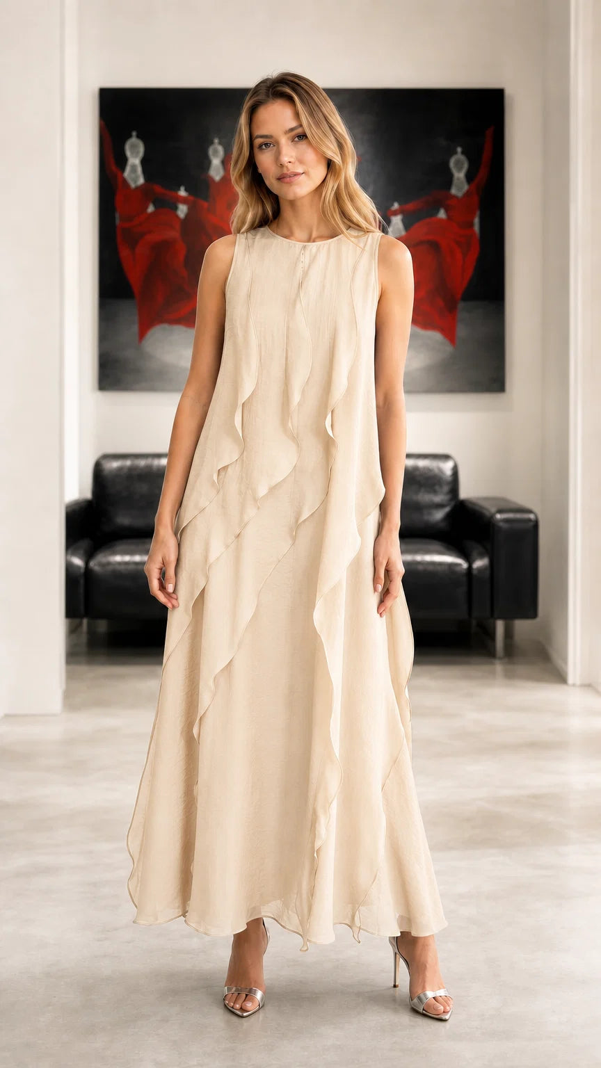 Full length view of champagne color variant