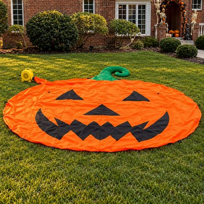 🎃 Giant 19.7FT Inflatable Jack-O’-Lantern 👻 – Oversized Halloween Yard Decoration